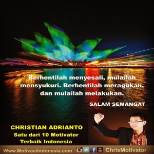 Christian Adrianto, motivator, merry riana, mario teguh, bong chandra, andrie wongso, motivator terbaik, motivator top