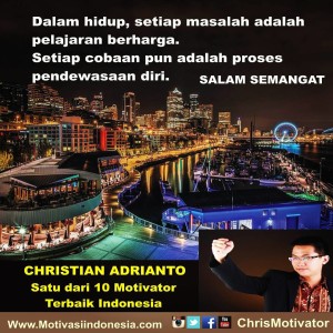 Christian Adrianto Motivator, Motivator Top, Motivator Terkenal Indonesia, Mario Teguh, Merry Riana, Bong Chandra, Andrie wongso