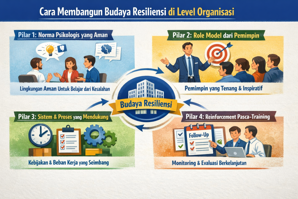empat pilar membangun budaya resiliensi di organisasi
